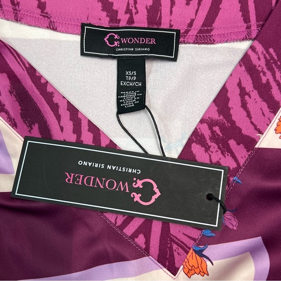 Wonder Christian Siriano Women’s Bohemian Printed Top Size XS/S - Picture 7 of 8